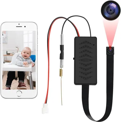 Immagine prodotto di Mini telecamera - Telecamera portatile - Sistema di sicurezza domestica - Rilevamento del movimento - 1080P HD - Nera