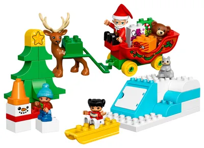 Produktbild von LEGO® DUPLO® Winterspaß mit dem Weihnachtsmann 10837