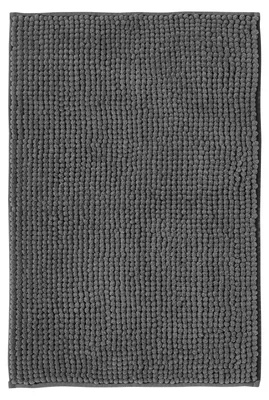 Obrázek produktu pro Omgoods - Protiskluzná a savá podložka do koupelny, 50x80 cm, tmavě šedá