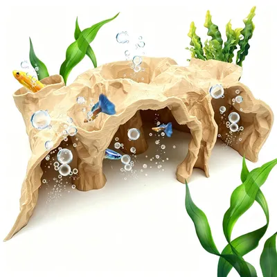 Imagen del producto de Decoración para acuarios: Refugio para peces y camarones