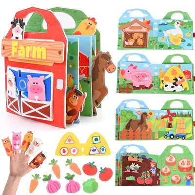 Produktbild von 3D-Filz-Beschäftigungsbrett für Kinder