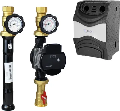 Produktbild von ProfiMix Heizkreispumpengruppe direkt, mit Environ EcoStar II 25/6 Hocheffizienzpumpe