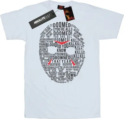 Produktbild von Friday 13th - T-Shirt für Herren BI25373 (S) (Weiß)