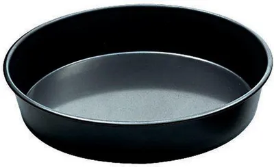 Productafbeelding van Blauwe Stalen Cakevorm 20 x 3.5 cm voor Ovengebruik
