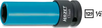 Image de Douille à choc 903SLG-17 1/2 pouce 6KT avec douille coudée SW17mm 85mm
