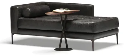 Immagine prodotto di Poltrona moderna in tessuto grigio con struttura in legno per il soggiorno