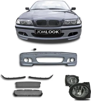 Produktbild von JOM Front Stoßstange BMW 3er E46 Limousine Touring + Nebelscheinwerfer klarglas