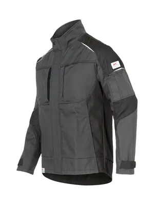 Produktbild von Kübler Activiq Baumwolle+ Jacke anthrazit/schwarz Gr. XL