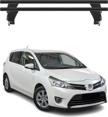 Produktbild von Menabo Dachträger Grundtäger für Toyota Verso 2009-2018 50kg Alu Schwarz 2 tlg