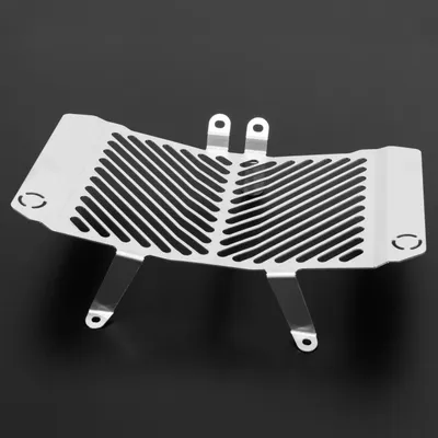 Imagen del producto de Cubierta para radiador ZIEGER, compatible con CFMoto 800 NK Clean, color plateado