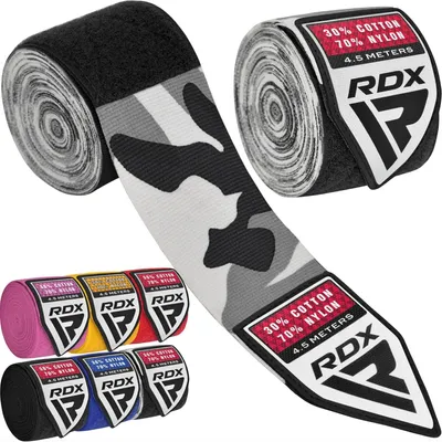 Produktbild von Boxing bandages RDX 4.5m professional boxing bandages boxing MMA Muay Thai, elastic hand bandages