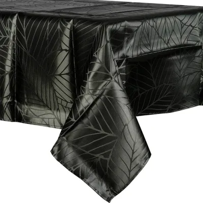 Produktbild von Schmutzabweisende Tischdecke dunkelgrün 220x150 cm