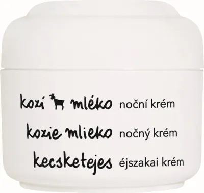 Zdjęcie produktu dla ZIAJA Kozie Mleko Krem nawilżający na noc do skóry wymagającej, odwodnionej 50ml