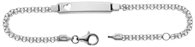 Produktbild von Miamar SK27 Kinder Armband Gravurarmband Silber 19,5 cm