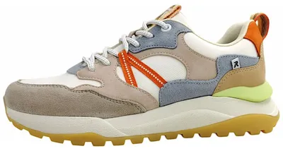 Productafbeelding van Rieker Sheepsuede/Testino Damenschuhe Schnürschuhe Sportive Mehrfarbig