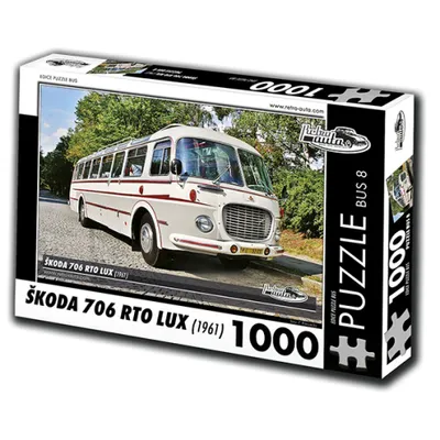 Obrázok produktu pre RETRO-AUTA Puzzle BUS č. 8 'koda 706 RTO LUX (1961) 1000 kusov