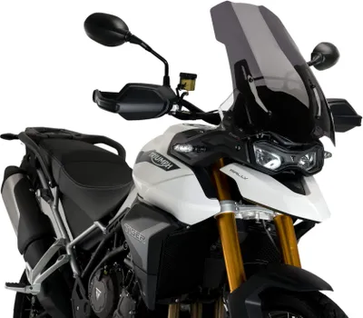Zdjęcie produktu dla Ciemny dymiony ekran turystyczny PUIG 550x390mm dla Triumph
