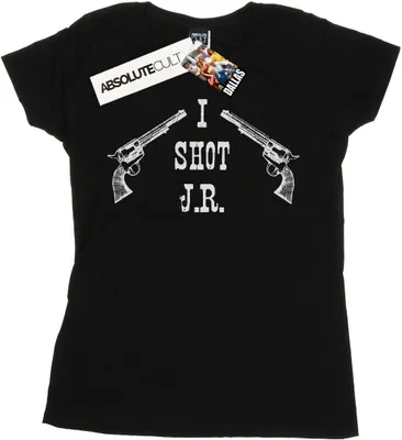 Produktbild von Dallas - "I Shot J.R." T-Shirt für Damen BI48555 (L) (Schwarz)
