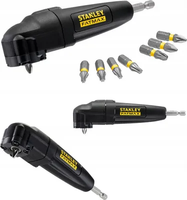 Obrázek produktu pro Úhlové sklíčidlo Stanley pro rázové bity + bity