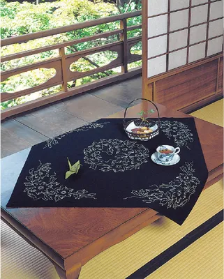 Productafbeelding van Olympus "Nappe" Sashiko-borduurset, 83x83 cm, origineel uit Japan
