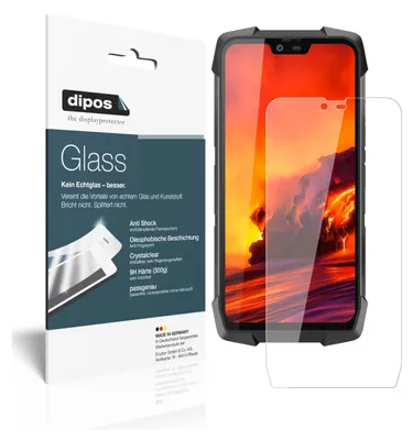 Produktbild von 2x Schutzfolie für Blackview BV9700 Pro - Anti-Shock 9H Folie dipos Glass Kunststoffglas