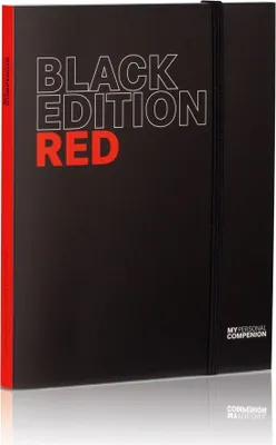 Produktbild von My Personal ComPENion A5-Notizblock – Black Red