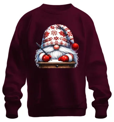 Obrázok produktu pre Vianočná mikina Uni, bordová, 3XL