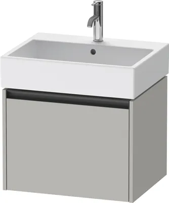 Produktbild von Duravit Ketho.2 Wastafelonderkast 58,4x46x44 cm Mat Betongrijs