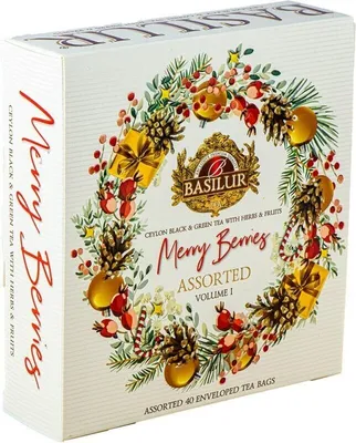 Produktbild von Basilur MERRY BERRIES Assorted Vol. I Tütchen  73 g