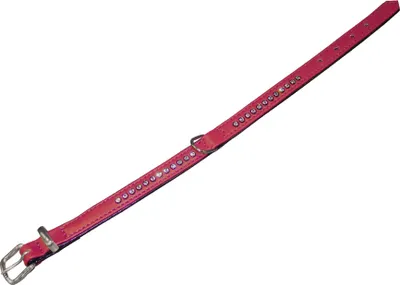 Image de Nobby collier "Crystal" à une rangée 32 cm (23-28 cm), 12/14 mm rouge