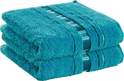 Produktbild von Erwin Müller Handtuch Achern" 2er-Pack türkis 50x100 cm"