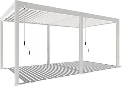 Immagine prodotto di Weide Classic | pergola in alluminio autoportante | 3 x 5,3 m | tetto a lamelle bianco