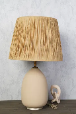 Produktbild von Opviq, YL213, Tischlampe, METALLKÖRPER, Creme, 40 x 40 x 70 cm