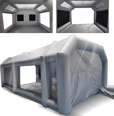 Produktbild von Aufblasbare Zelt Sprühkabine Zelt  Campingzelt     Autozelt    Luftzelt Lackierkabine   Spray Booth Gruppenzelt für Autolackierung Autoschutz