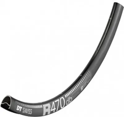 Produktbild von DT SWISS ráfik R 470 Double-Butted 28 palcov čierny 24 dier 622-20