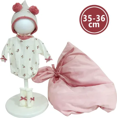 Image de Llorens M635-78 Costume de poupée pour bébé New Born taille 35-36 cm