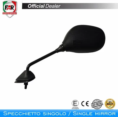 Immagine prodotto di Specchietto manubrio omologato FAR 7468 destro nero