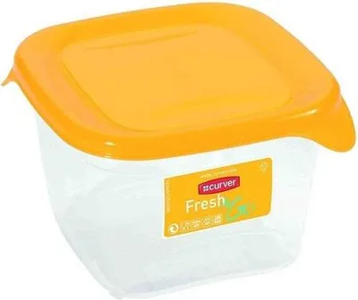 Image de Curver Récipient alimentaire avec couvercle Square Récipient Boîte de conservation