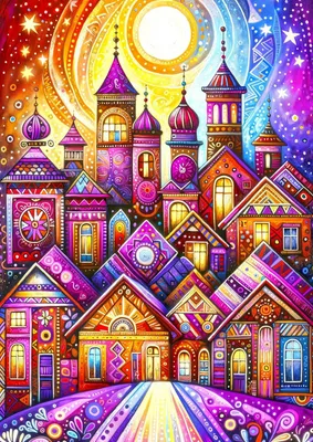 Obrázok produktu pre Užite si - Puzzle Violet Town - 1000 dielikov