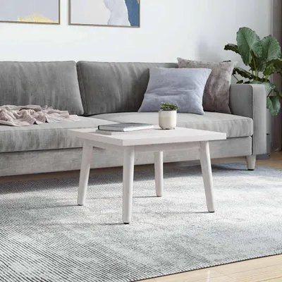 Produktbild von vidaXL Tischplatte Weiß 60x60x2,5 cm Massivholz Kiefer Quadratisch