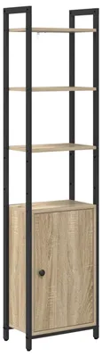 Zdjęcie produktu dla vidaXL Regał dąb sonoma 40 x 24 x 161 cm Materiał drewnopochodny