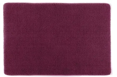 Zdjęcie produktu dla Dywanik kąpielowy Rhomtuft ASPECT zaokrąglony 60 x 90 cm Kolor: jagodowy