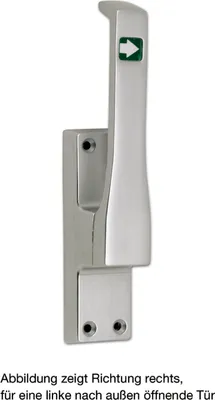 Produktbild von FUHR Türtreibr.970 DIN re.silber elox.LM 23mm Rundstange 10mm - TP970RE