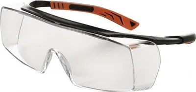 Image de Lunettes de protection 5X7010000 EN 166,EN 170 FT K branches noires,écran incolore PC UNIVET