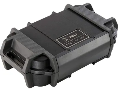 Produktbild von Peli R40 Ruck Schutzbehälter, Schlagfester Schutz für kleine Werkzeuge und Elektronik bei Outdooraktivitäten, IP68 Wasserdicht und staubdicht, 1,12L Fassungsvermögen, Farbe: Schwarz