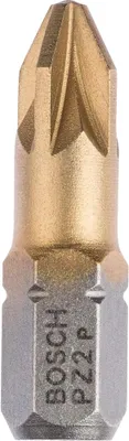 Image de Embouts de vissage MAXGRIP pour vis à empreinte Pozidriv PZ2 25mm - BOSCH - 2607001594