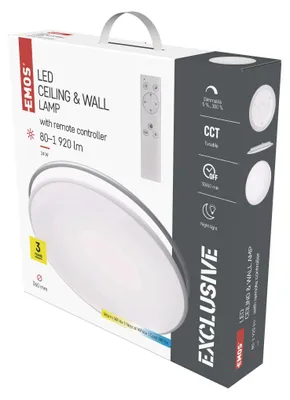LED svítidlo ALVI 36 cm, 24 W, teplá–studená bílá, stmívatelné s ovladačem