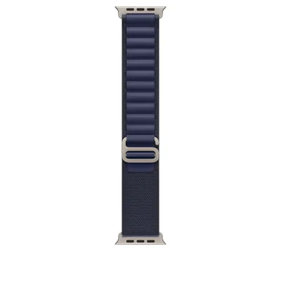 Zdjęcie produktu dla Apple MXN03ZM/A, Band, Smartwatch, Granatowy (marynarski), Apple, Apple Watch Models 44mm 45mm 46mm 49mm, Poliester, Spandex, Tytan