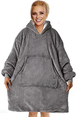 Productafbeelding van Unisex oversized dekenhoodie - Draagbare deken voor dames en heren