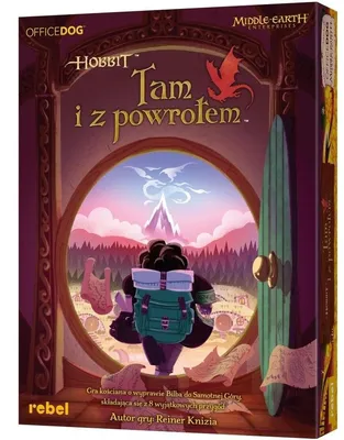 Obrázek produktu pro Hobbit Tam i z powrotem Gra kościana Rebel